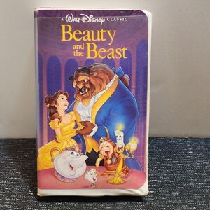 Beauty and the Beast VHS Tape 1992 Walt Disney Classic Animated Movie Disney
